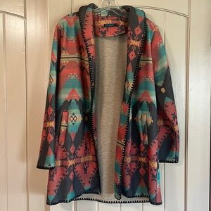 Aztec Print Coat